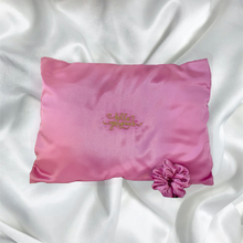 Load image into Gallery viewer, Embroidered Pillow Case + Scruncie SET