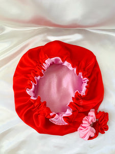 V-Day Set (Bonnet + Scrunchie)